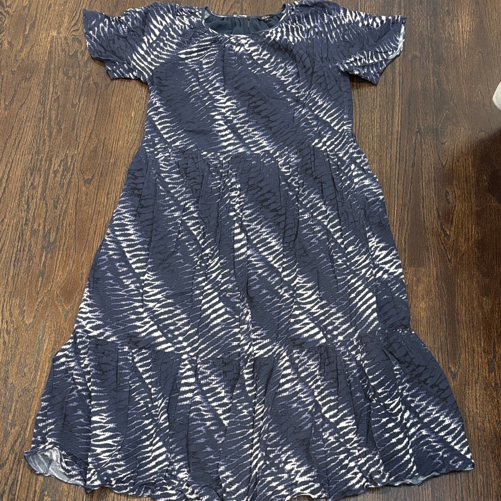 Rails Women’s Navy and White Maxi Dress Size Small